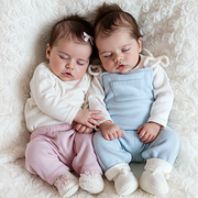 12″ & 16″ Twins Baby Dolls, Washable and Can Open Their Mouths Reborn Baby Boy or Girls Briony—Full Silicone Reborn Baby Doll